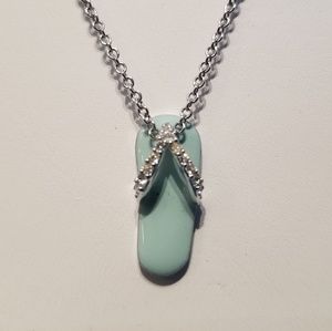 Maui Sandal, light aqua